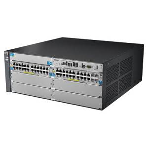 HP E5406-44G-PoE+/4G-SFP v2 zl Switch  - J9539A in the group Networking / HPE / Switch / 5400 at Azalea IT / Reuse IT (J9539A_REF)