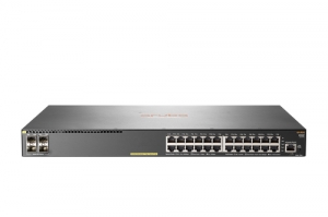 Aruba 2930F 24xGbit SFP PoE+ 370W Web-mgd Switch - JL261A in the group Networking / HPE / Switch / HP 2930 Aruba at Azalea IT / Reuse IT (JL261A_REF)