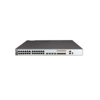 Begagnad, 24 Ethernet 10/100/1000 PoE+ ports (4 dual-purpose 10/100/1000 eller SFP),4-port 10 Gig SFP+, 650W DC in the group Networking / HUAWEI / Switch / S5700 at Azalea IT / Reuse IT (S5720-28X-PWR-SI-DC_REF)